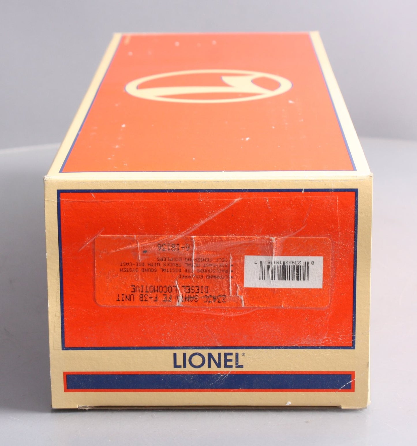 Lionel 6-18136 O Gauge Santa Fe F-3 B Unit Non-Powered Diesel Locomotive #2343C EX/Box