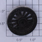 Lionel 701-16 B6 Plain Open Spoked Center Wheel with Nickel Rim
