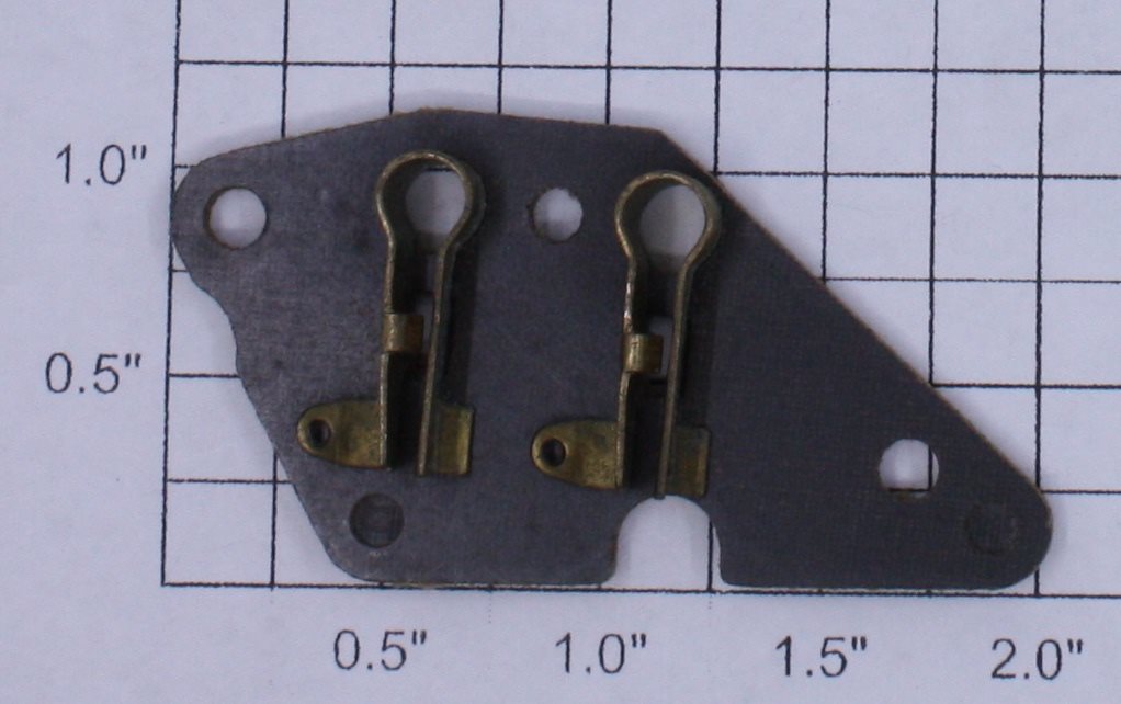 Lionel 8702-132 Brush Plate Assembly - No Bushing and No Springs