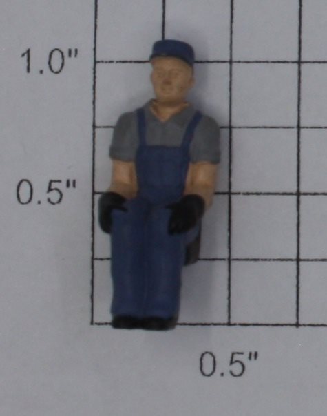 Lionel 8094-015 Fireman Engineer Figure w/ Gray Shirt