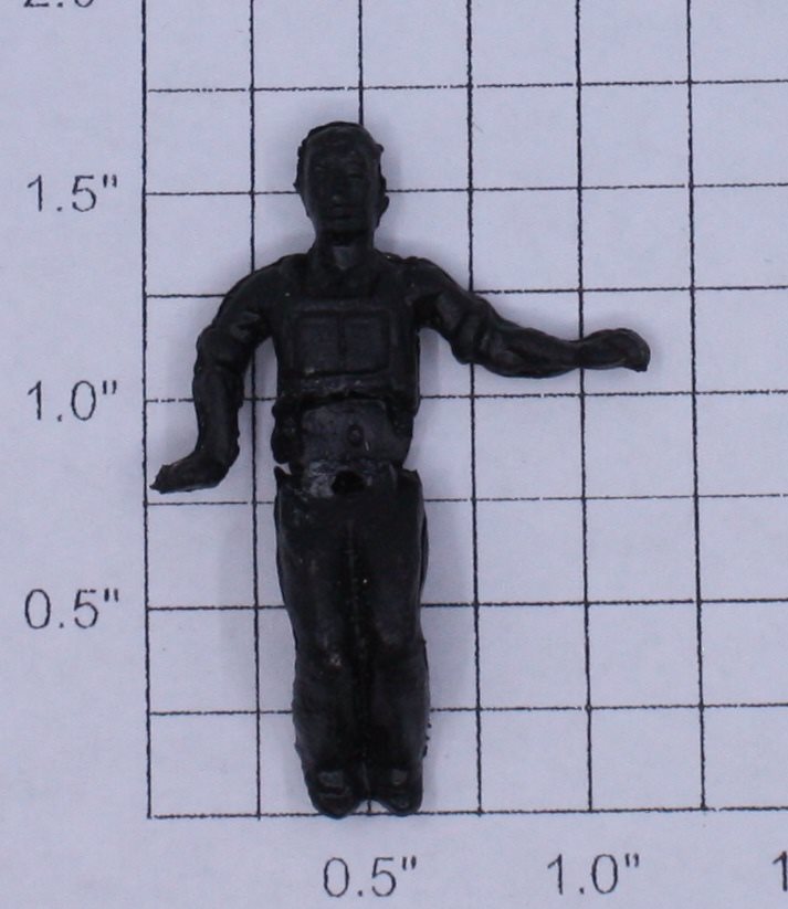 Lionel 50-84 O Gauge Black Fixed Crewman Figure