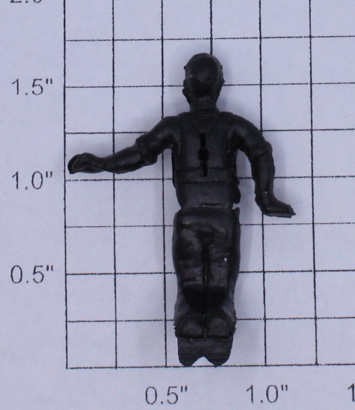Lionel 50-84 O Gauge Black Fixed Crewman Figure