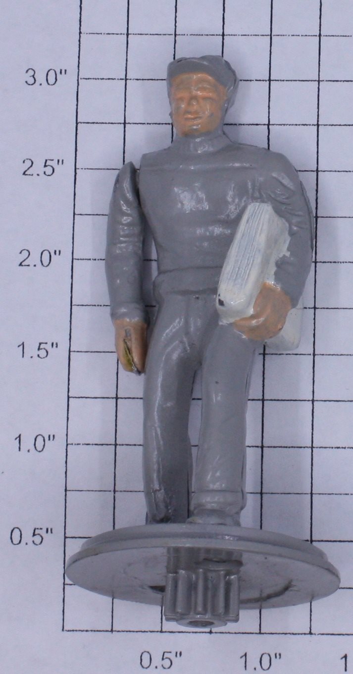 Lionel 128-85 Metal Newsboy & Pinion
