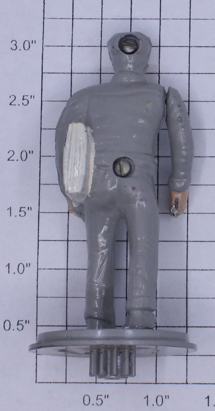 Lionel 128-85 Metal Newsboy & Pinion