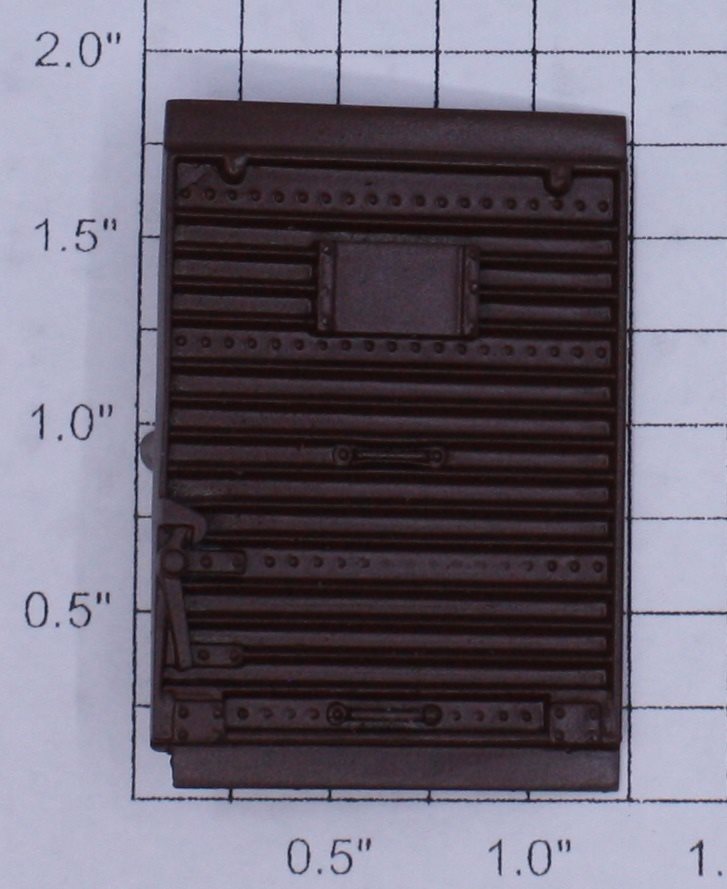 Lionel 2758-12 Right Hand Brown Metal Box Car Door with Post