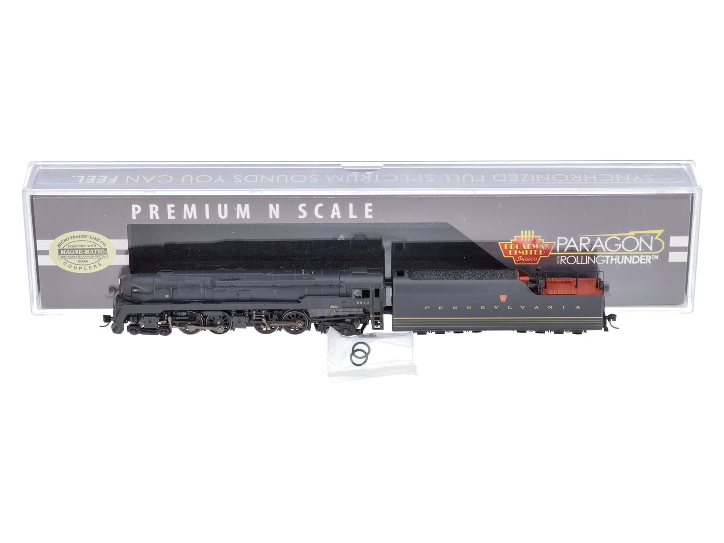 Broadway Limited 3289 N PRR T1 Duplex Steam Loco & Tender #5533 w Sound/DC/DCC