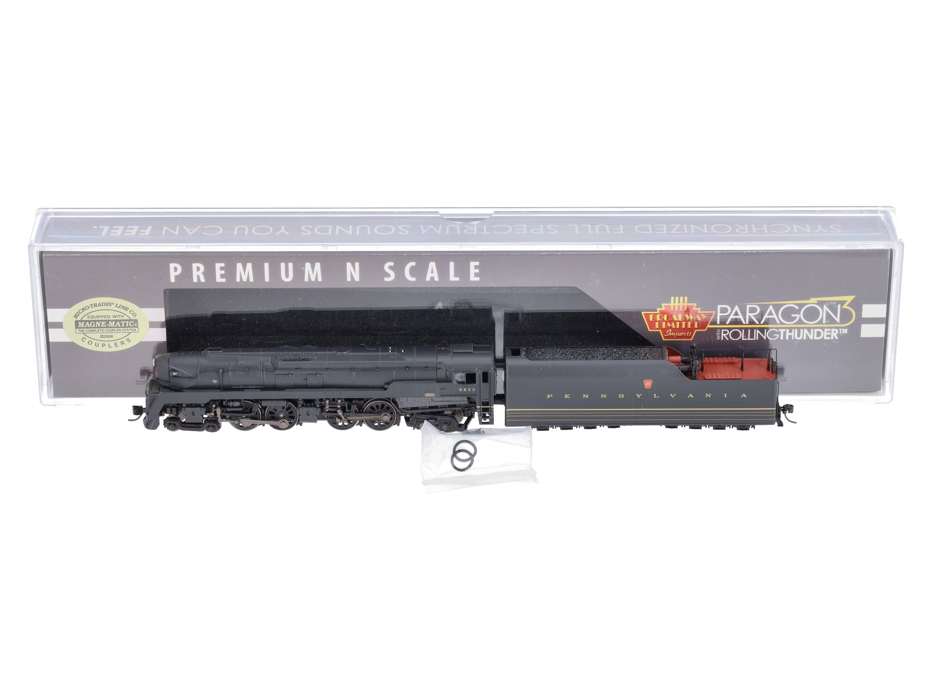 Broadway Limited 3289 N PRR T1 Duplex Steam Loco & Tender #5533 w Sound/DC/DCC
