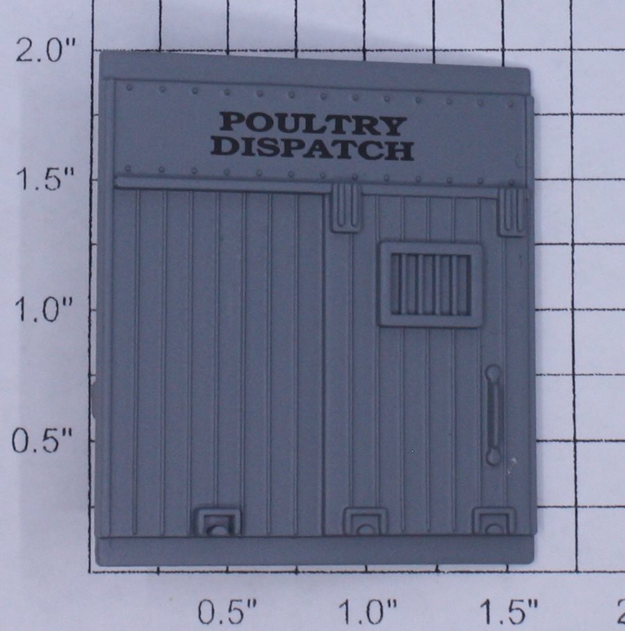 Lionel 9221-13 Gray Poultry Dispatch Box Car Door