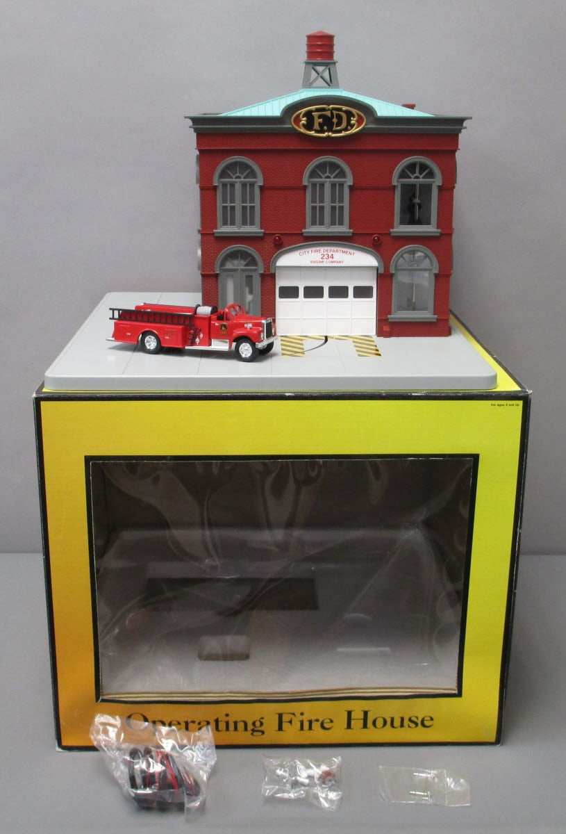MTH 30-9102 O Gauge Operating Firehouse LN/Box