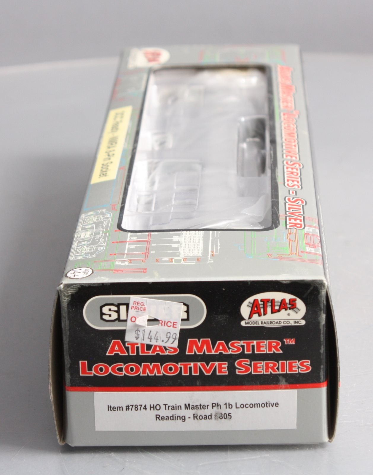 Atlas 7874 HO Reading Train Master Phase 1b Diesel Locomotive #805