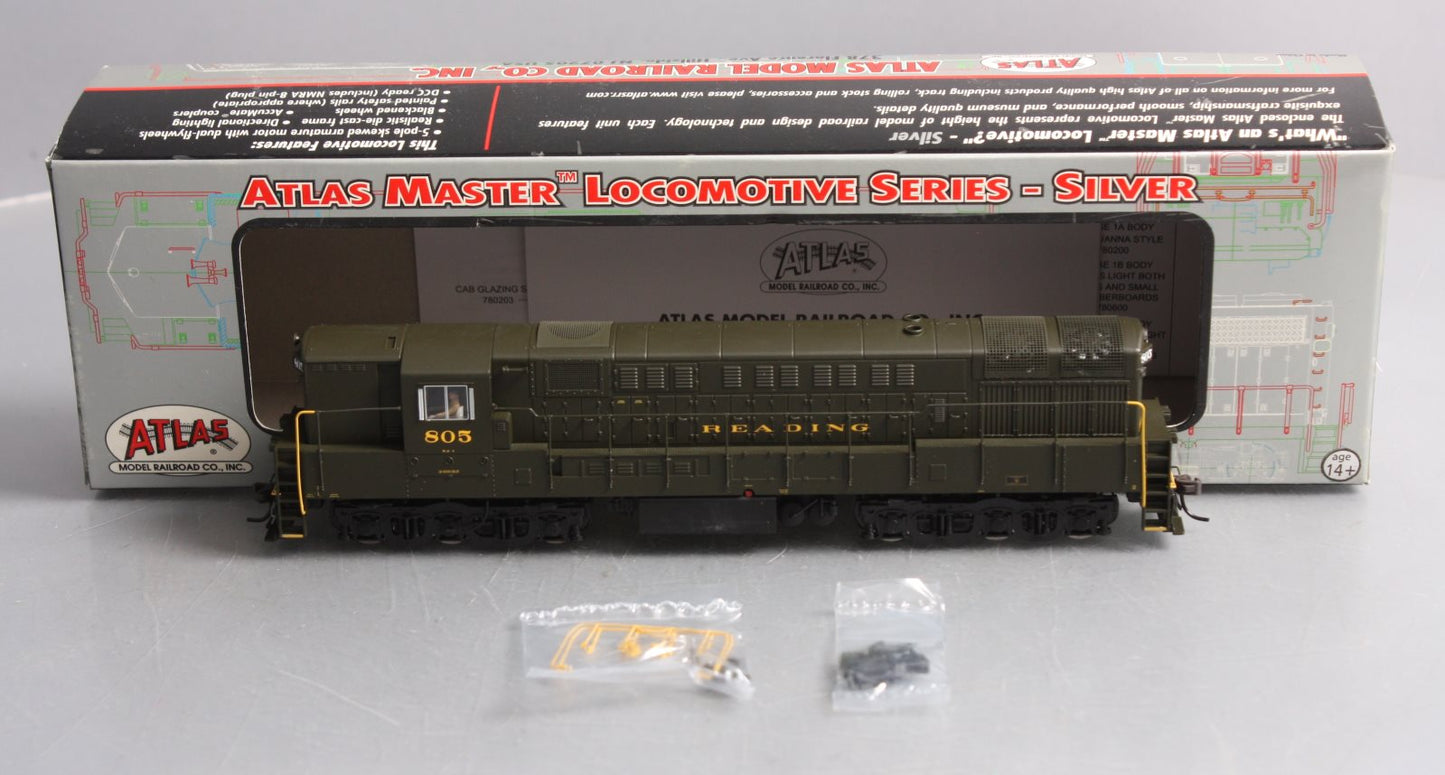 Atlas 7874 HO Reading Train Master Phase 1b Diesel Locomotive #805