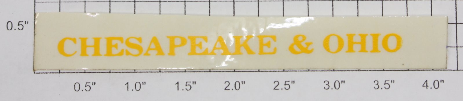 Lionel 624-3 Yellow Lettering 