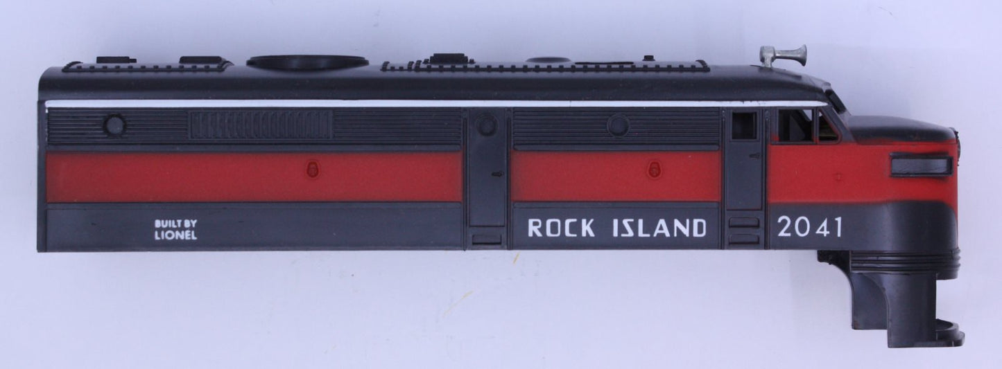 Lionel 2041-1 #2041 Rock Island Alco Diesel Shell with Horn - NOS