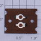 Lionel 50-38 Gang Car Contact Plate Assembly
