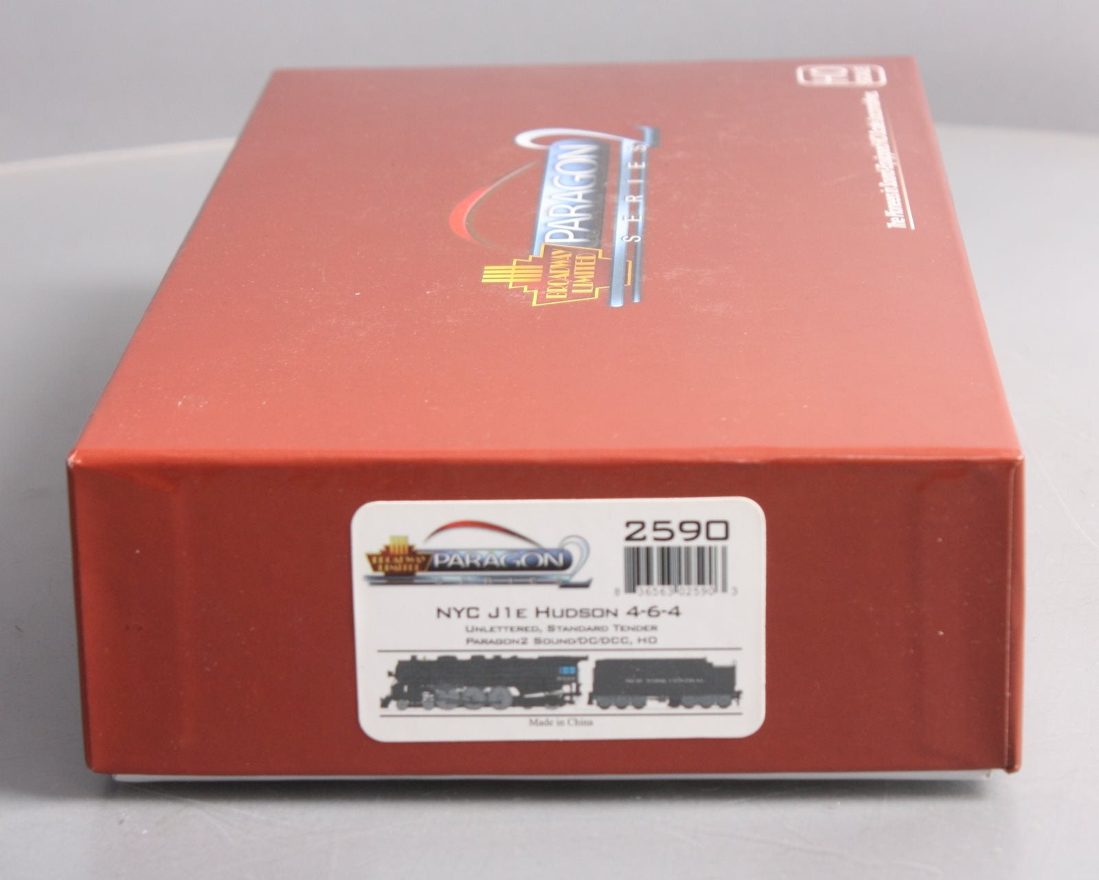 Broadway Limited 2590 HO Painted, Unlettered NYC J1e Hudson 4-6-4 Steam Loco