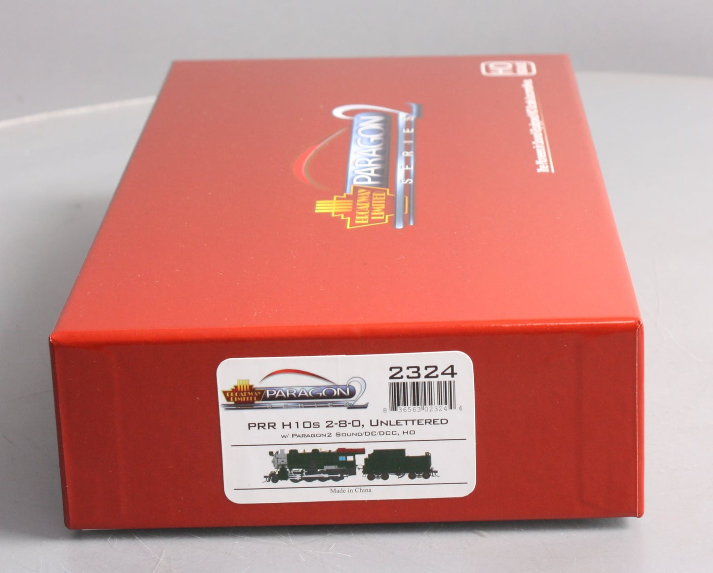 Broadway Limited 2324 HO PRR Unlettered H10s 2-8-0 Steam Locomotive & Tender