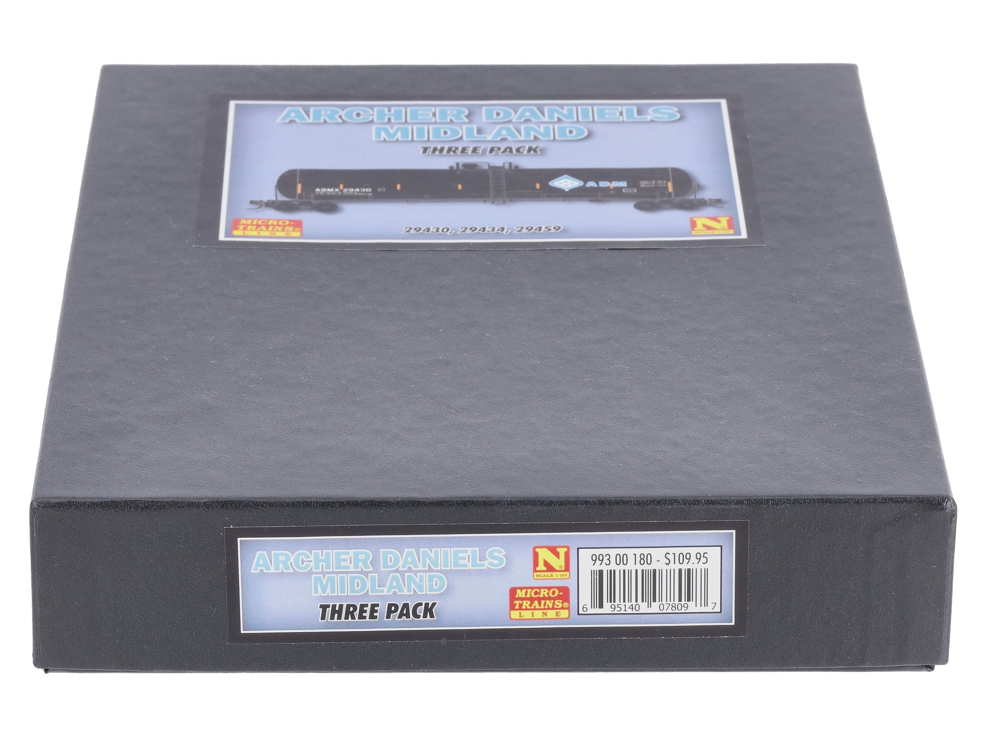 Micro-Trains 99300180 N Scale ADM Tank Car (Set of 3) LN/Box