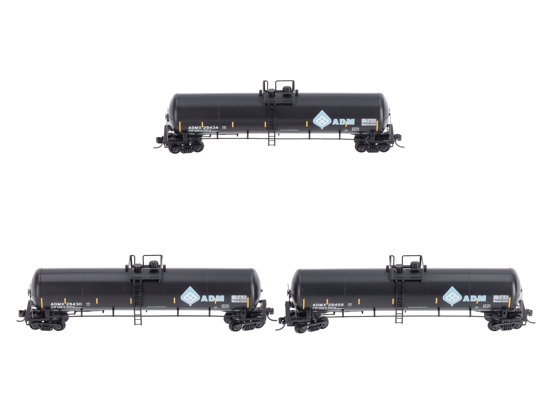 Micro-Trains 99300180 N Scale ADM Tank Car (Set of 3) LN/Box