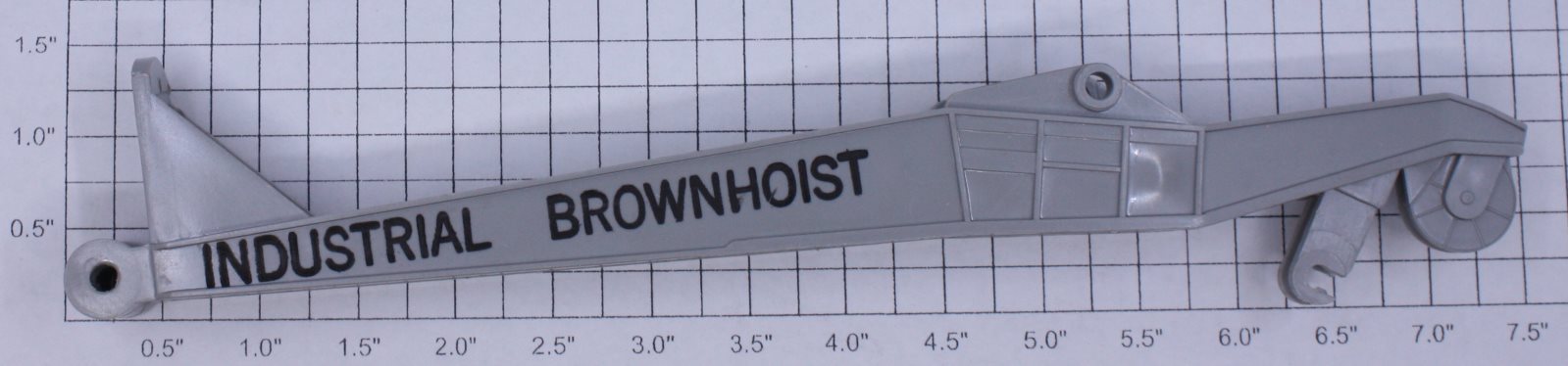 American Flyer PA11306 S Scale Gray Boom with Industrial Brownhoist Print
