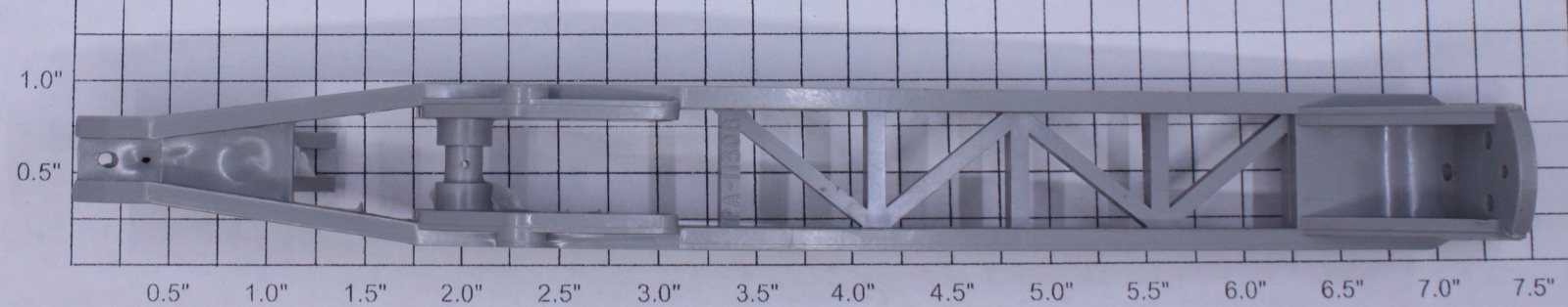American Flyer PA11306 S Scale Gray Boom with Industrial Brownhoist Print