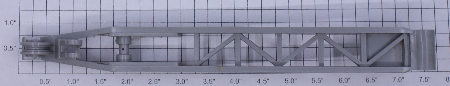 American Flyer PA11306 S Scale Gray Boom with Industrial Brownhoist Print