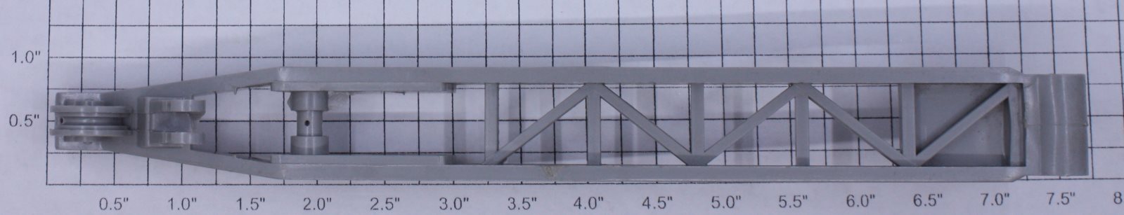 American Flyer PA11306 S Scale Gray Boom with Industrial Brownhoist Print