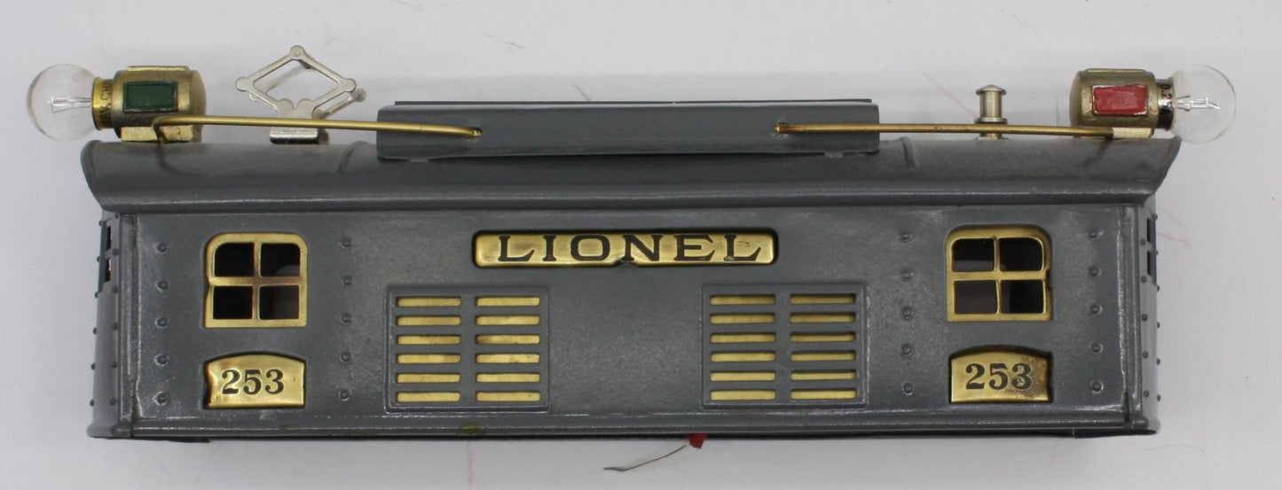 Lionel 253-30 O Gauge Gray Electric Locomotive Shell with Some Trim