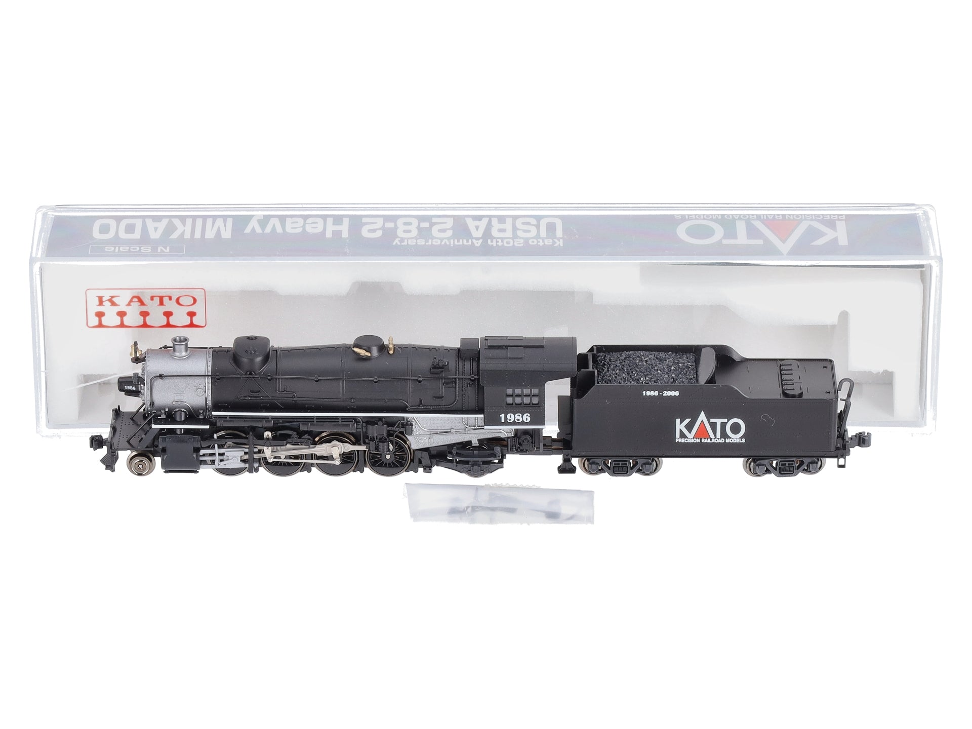 Kato 126-2006 N Scale 20th Anniversary USRA Heavy Mikado #1986 LN/Box