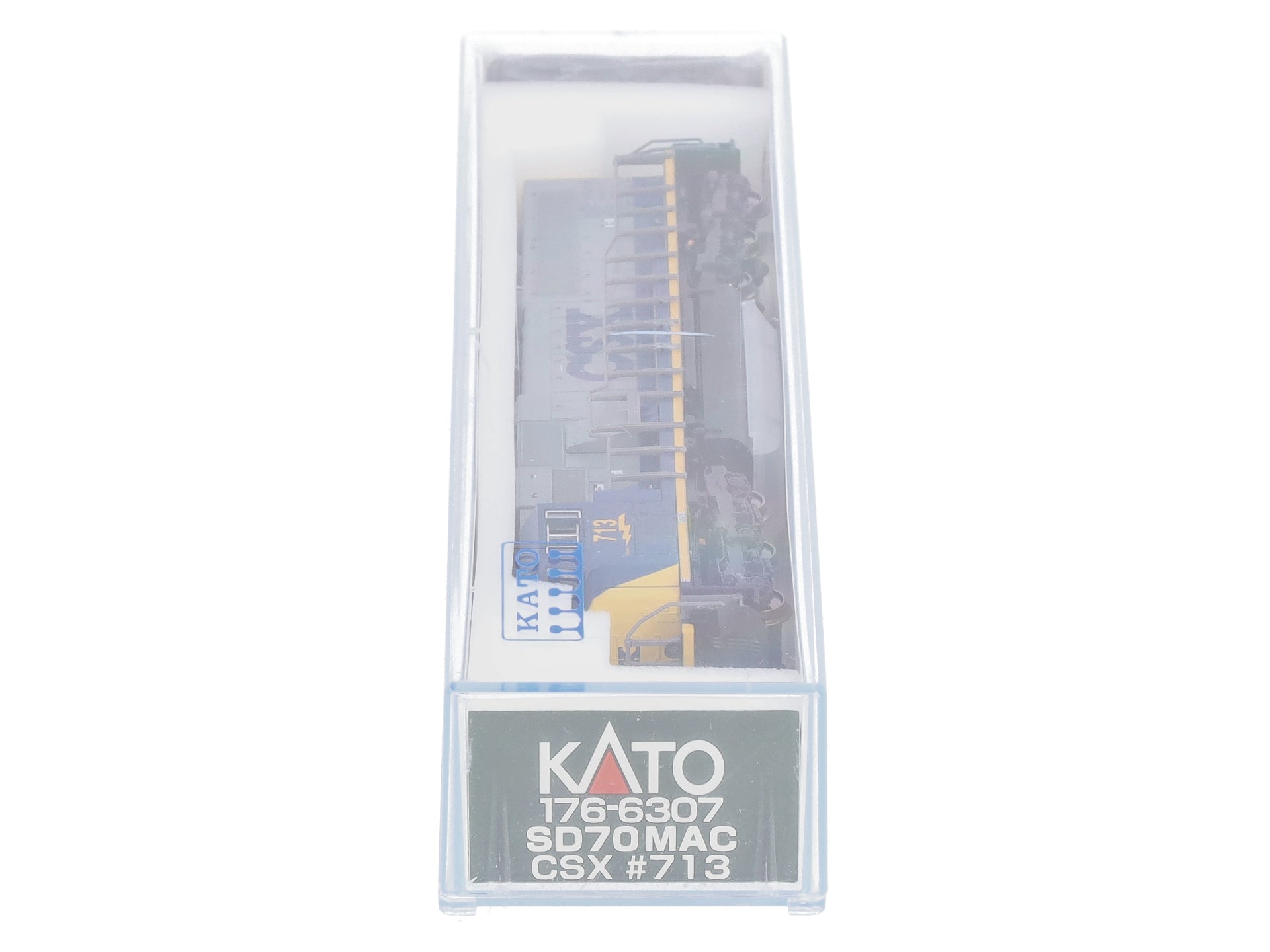 Kato 176-6307 N Scale CSX SD70MAC Diesel Locomotive #713 LN/Box