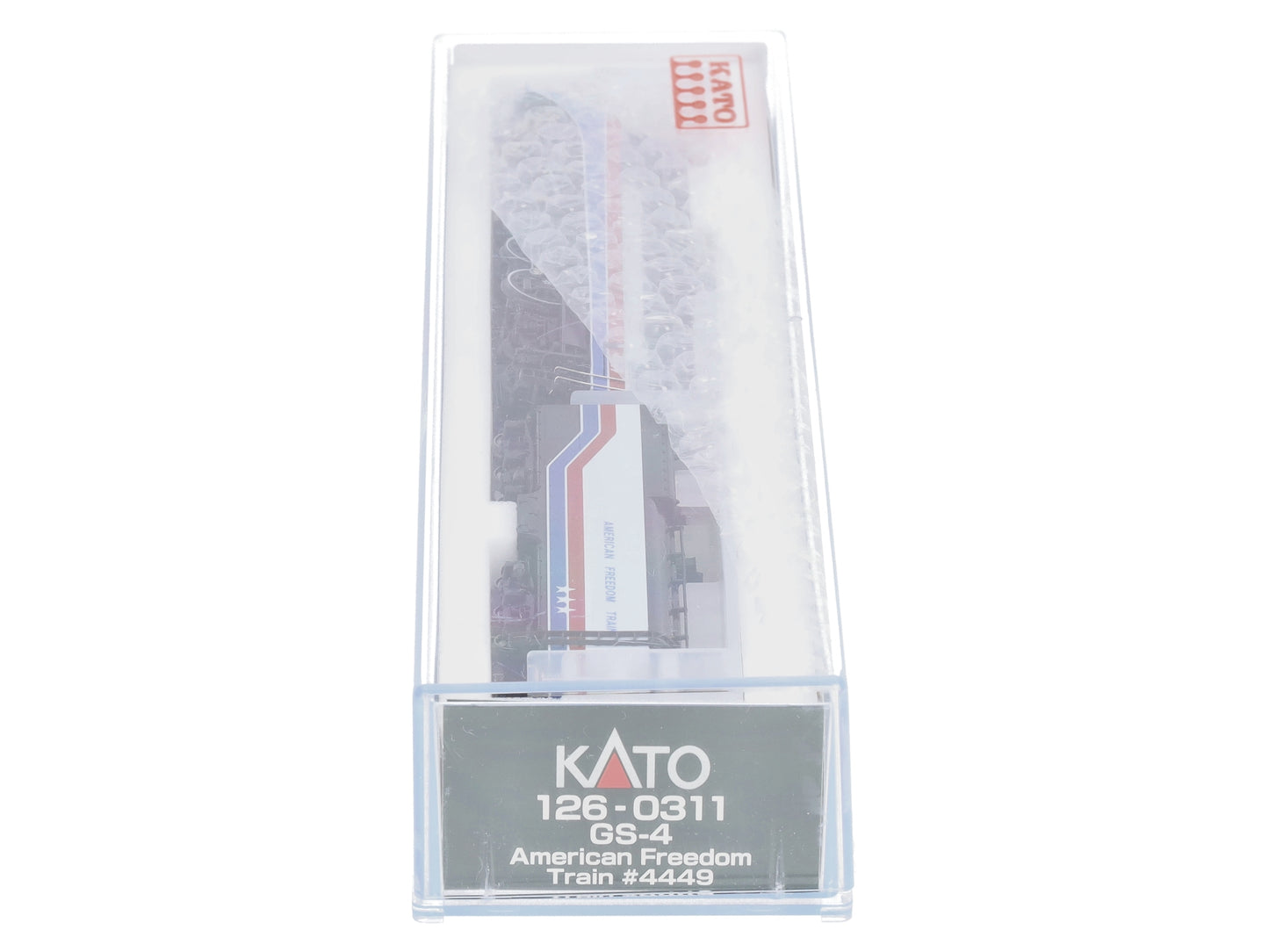 Kato 126-0311 N American Freedom Train 4-8-4 GS-4 Steam Locomotive #4449