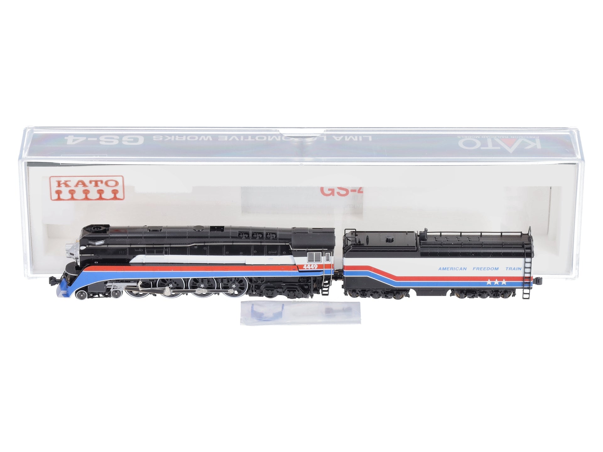 Kato 126-0311 N American Freedom Train 4-8-4 GS-4 Steam Locomotive #4449