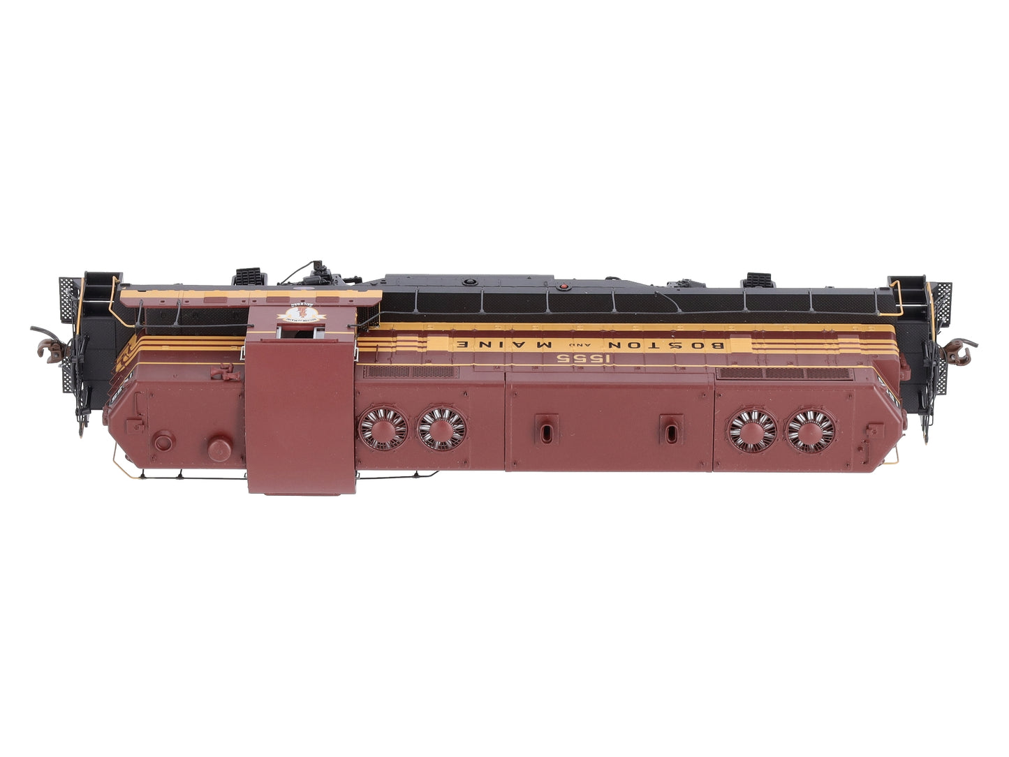 Athearn G62924 HO Boston and Maine GP7 with Hep, with DCC & Sound #1555
