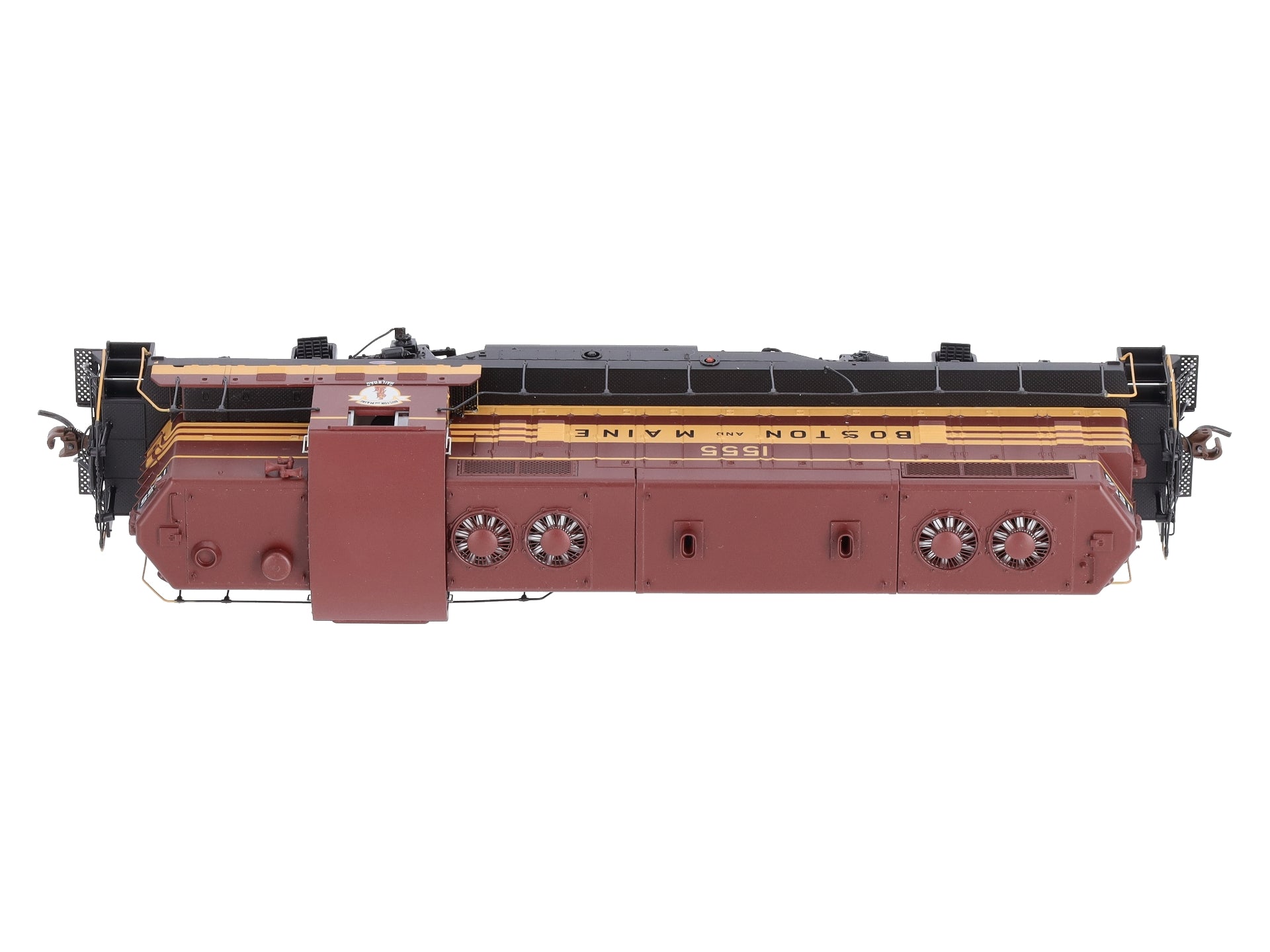 Athearn G62924 HO Boston and Maine GP7 with Hep, with DCC & Sound #1555