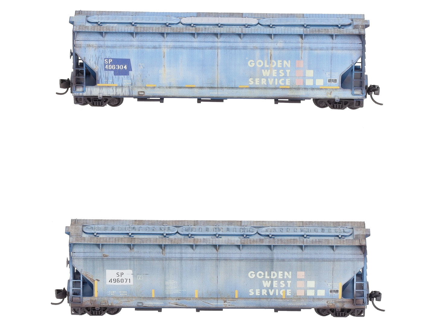 Micro-Trains 99305970 N Southern Pacific 3-Bay Weathered Hopper (Set of 2)