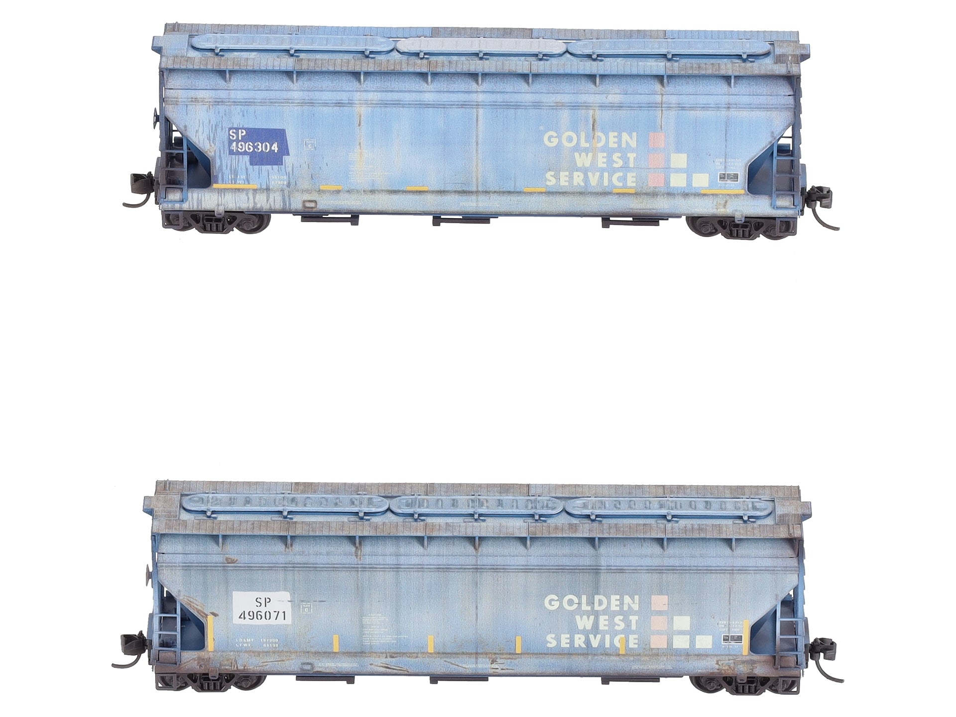 Micro-Trains 99305970 N Southern Pacific 3-Bay Weathered Hopper (Set of 2)