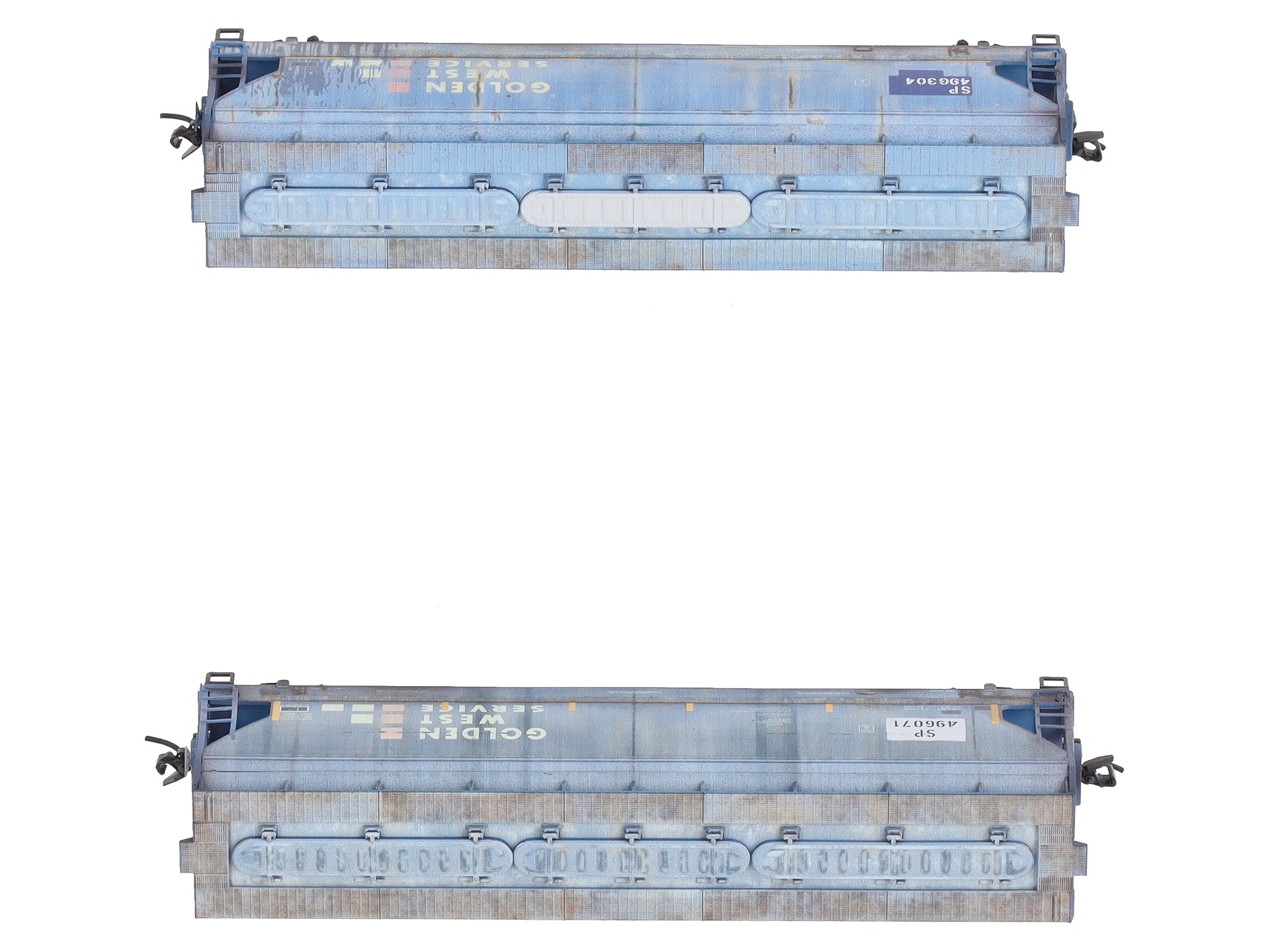 Micro-Trains 99305970 N Southern Pacific 3-Bay Weathered Hopper (Set of 2)