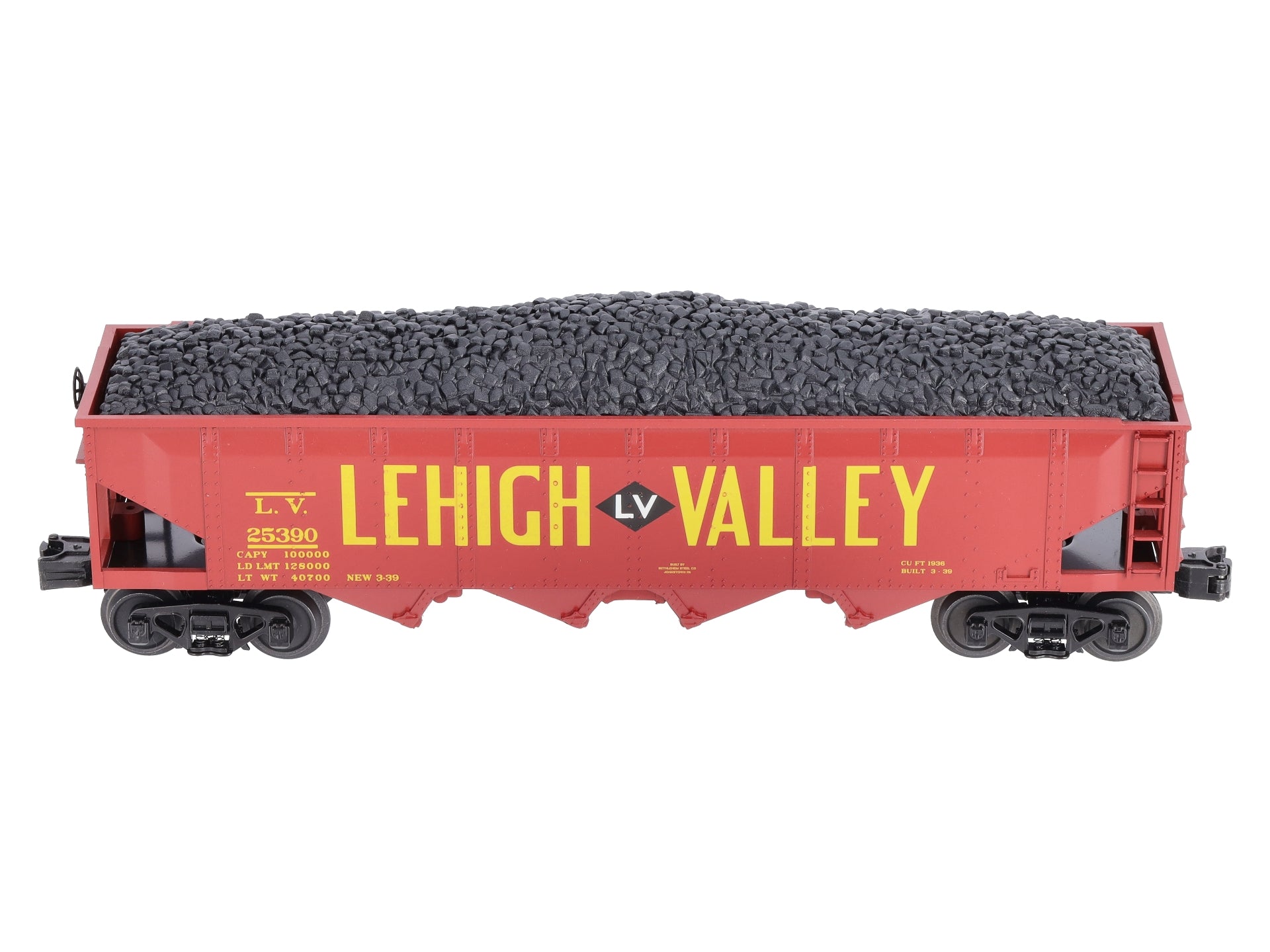 MTH 30-75668 Lehigh Valley 4-Bay Hopper Car