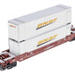 MTH 30-4206B O Burlington Northern & Santa Fe Husky Stack Car #238564 LN/Box