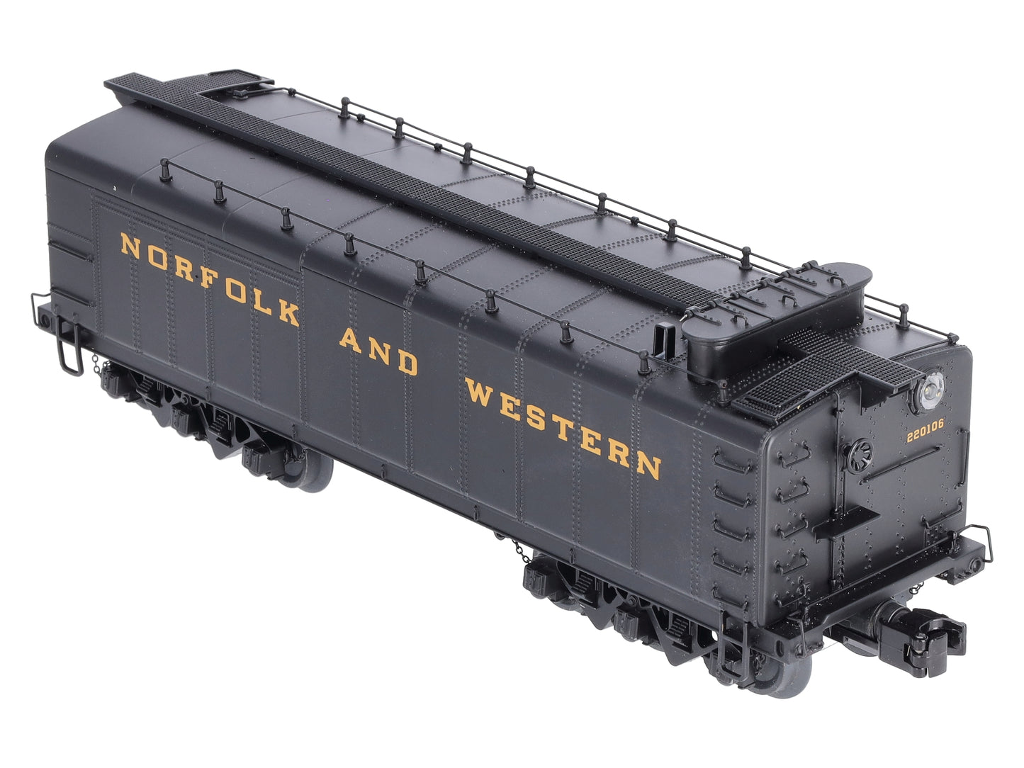 MTH 20-3620 O Gauge Norfolk & Western Auxiliary Die-Cast Water Tender #220106