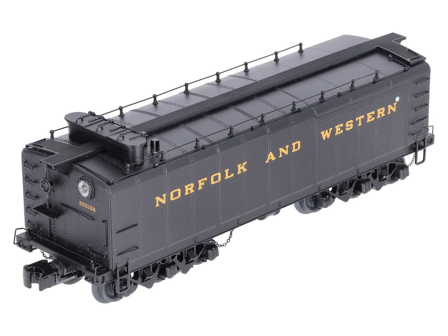 MTH 20-3620 O Gauge Norfolk & Western Auxiliary Die-Cast Water Tender #220106