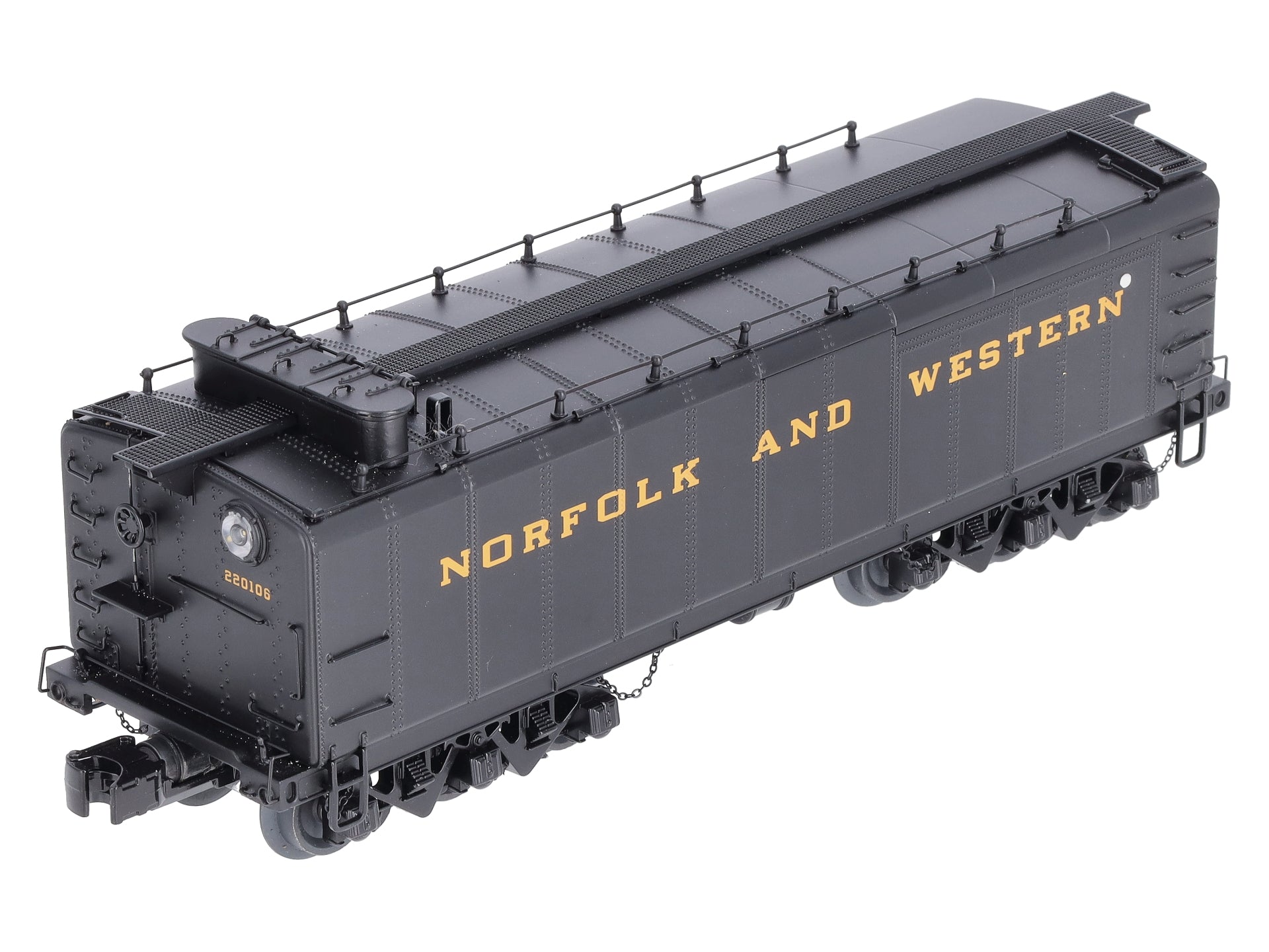 MTH 20-3620 O Gauge Norfolk & Western Auxiliary Die-Cast Water Tender #220106