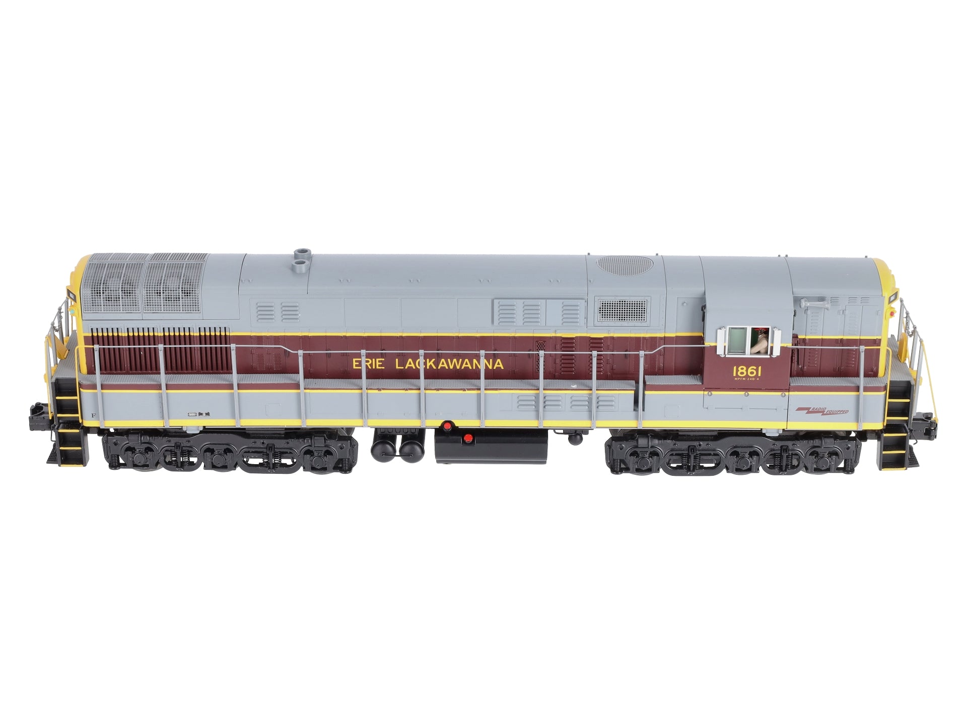 MTH 20-20381-1 O Erie Lackawanna FM Trainmaster Diesel Loco w/ P-S 3.0 #1861