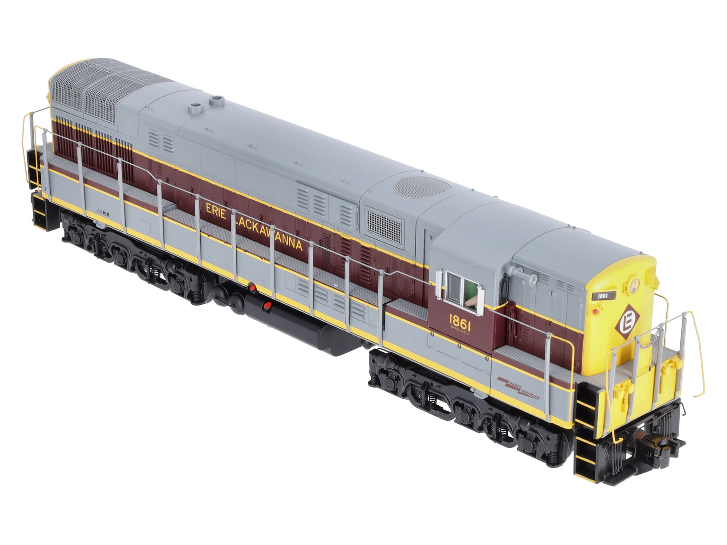 MTH 20-20381-1 O Erie Lackawanna FM Trainmaster Diesel Loco w/ P-S 3.0 #1861