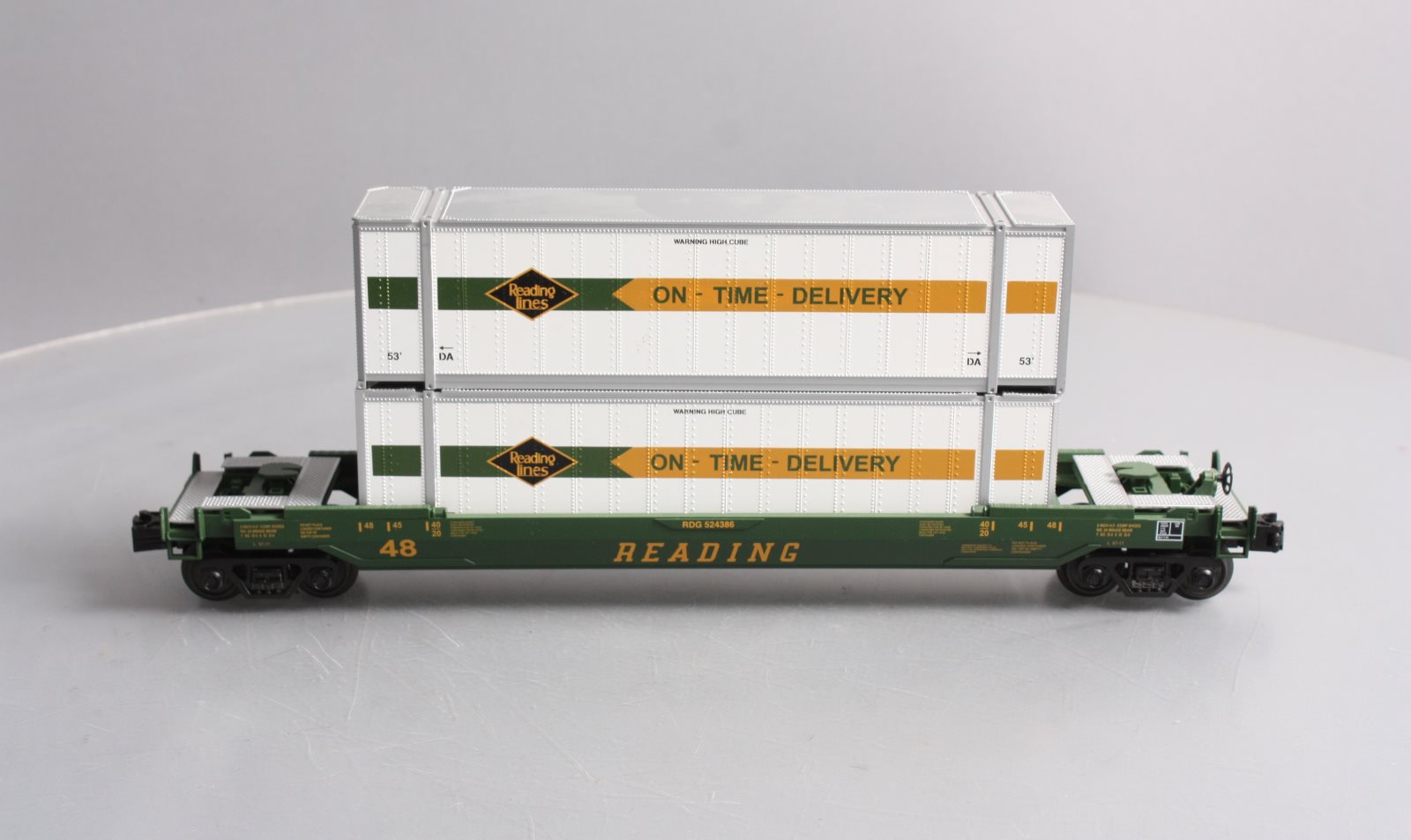 MTH 30-76484 O RDG Husky Stack Car