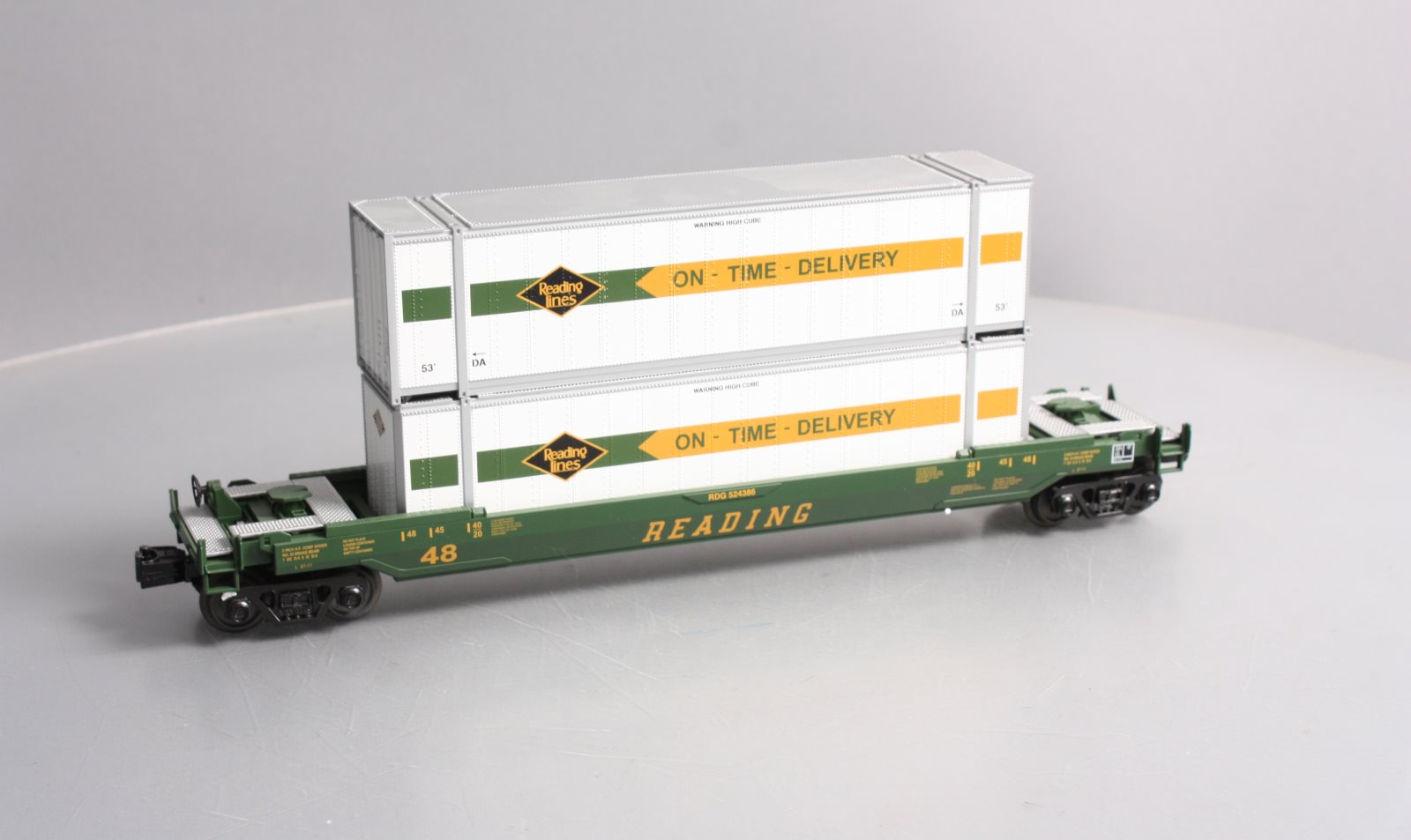 MTH 30-76484 O RDG Husky Stack Car