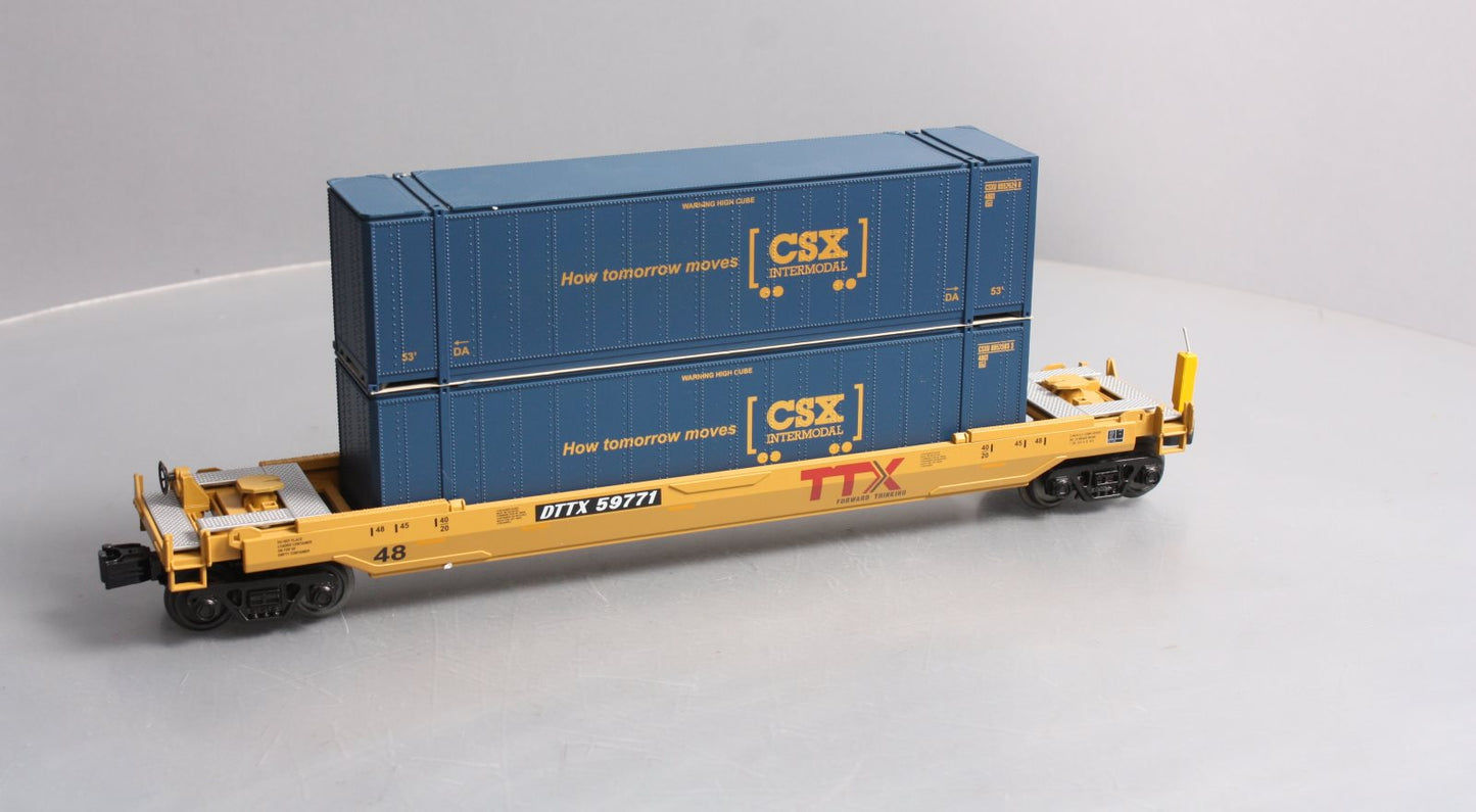 MTH 30-76544 O TTX Husky Stack Car w/ETD