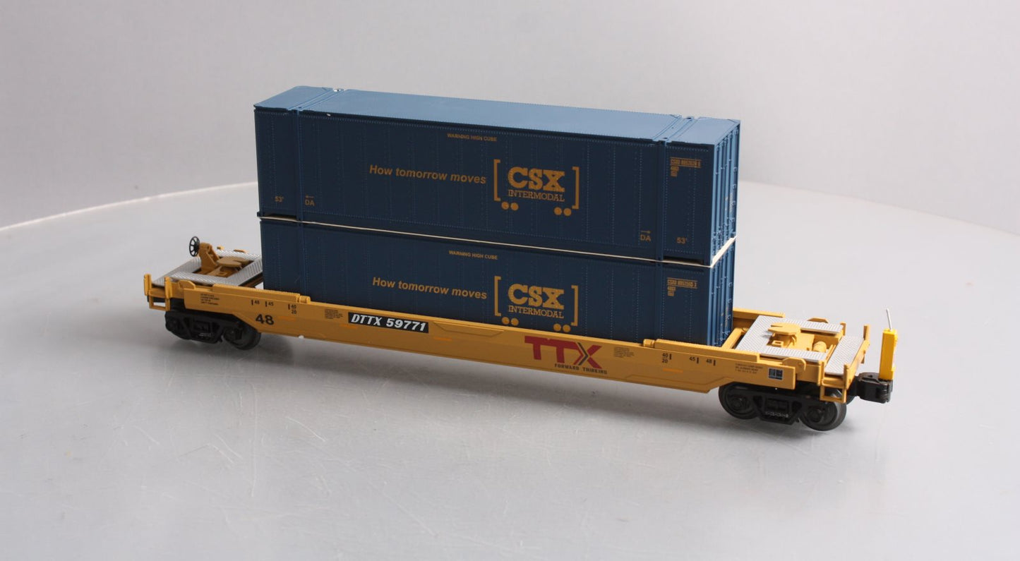 MTH 30-76544 O TTX Husky Stack Car w/ETD