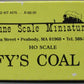 Fine Scale Miniatures 275 HO Scale Duffy's Coal Yard Laser-Cut Craftsman Kit NIB