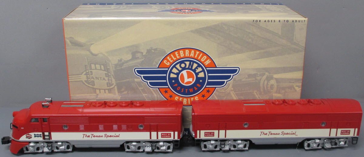 Lionel 6-38100 O Gauge Texas Special F3 A&B Diesel Set #2245 NIB