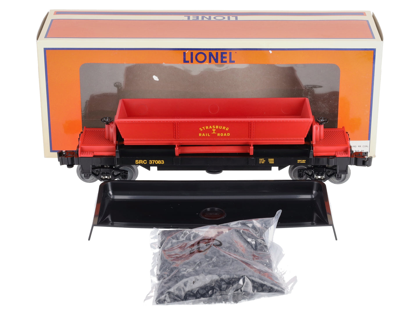 Lionel 6-37083 O Scale Strasburg Coal Dump Car #37083